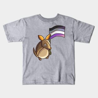 Asexual Pride Armadillo Kids T-Shirt